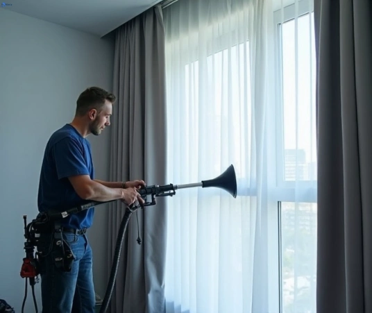 Professional drapes cleaning process tools Matty Curtain Cleaning dolans-bay-nsw