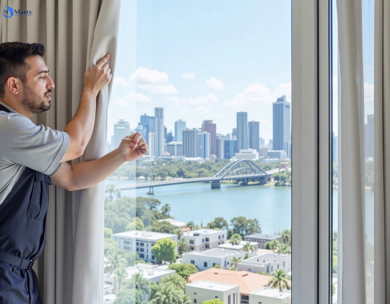 Professional curtain steam cleaning service dolans-bay-nsw QLD by Matty Curtain Cleaning